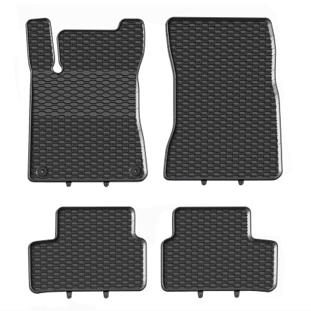 Tappetini compatibili con Mercedes-Benz CLA C118 dal 2019 in poi, su misura in Gomma TPE